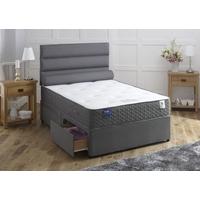 Vogue Onyx Star 1500 Pocket Spring Fabric Divan Bed with Encapsulation Surround