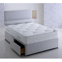 vogue orthopaedic delia fabric divan bed