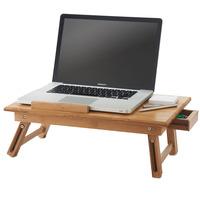 VonHaus Bamboo Tablet & Laptop Table