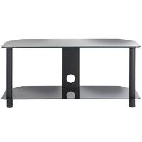 VonHaus Black Glass TV Stand 42\