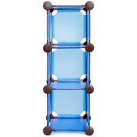 VonHaus 3x Half Storage Cubes - Blue