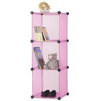 VonHaus 3x Storage Cubes - Pink