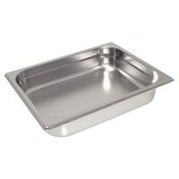 Vogue GC970 Heavy Duty Stainless Steel 1/2 Gastronorm Pan, 100 mm