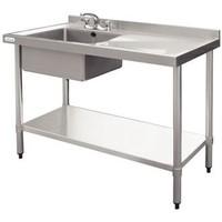 Vogue U901 Single Sink Unit, 1000 mm