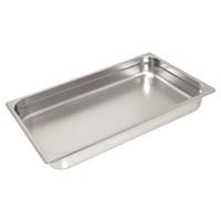 Vogue GC961 Heavy Duty Stainless Steel 1/1 Gastronorm Pan, 20 mm