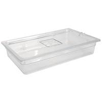 Vogue U225 Polycarbonate Gastronorm Container, 1/1 Size