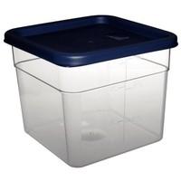 vogue cf022 polycarbonate square storage container