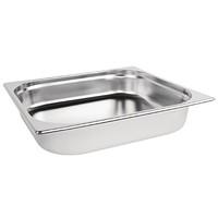 Vogue K811 Stainless Steel 2/3 Gastronorm Pan, 65 mm