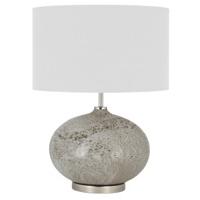 volcanic effect table lamp white