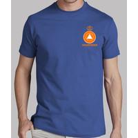 voluntary civil protection orange on blue