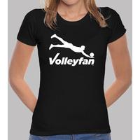 volleyfan logo black girl