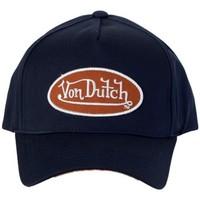 von dutch cap aaron 2 navyorange womens cap in blue