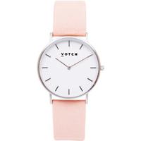 Votch Classic Collection Vegan Leather Watch - Silver