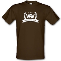 volcanic ash victim male t shirt