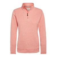 vogel 14 zip soft knit fleece coral pink