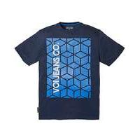 Voi Cube Navy T-Shirt Regular