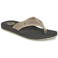 Volcom DAYCATION men\'s Flip flops / Sandals (Shoes) in BEIGE