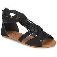 volcom backstage sndl womens sandals in black