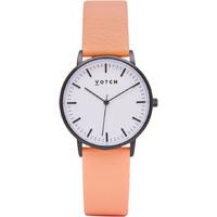 Votch New Collection Vegan Leather Watch - Black & White