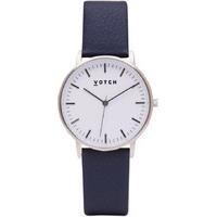 Votch New Collection Vegan Leather Watch - Silver
