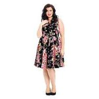 Voodoo Vixen Floral Print Dress