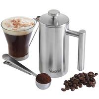 VonShef 3 Cup Cafetiere and Spoon