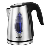 vonshef 17l brushed stainless steel kettle