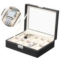 VonHaus Faux Leather Watch Box