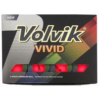 Volvik Vivid Pink Golf Balls - 1 Doz