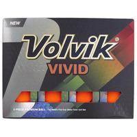 volvik vivid orange golf balls 1 doz