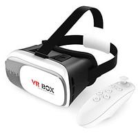 VR BOX Enhanced Cardboard Version VR Virtual Reality Glasses with Smart Bluetooth Wireless Mouse