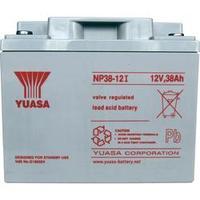 VRLA 12 V 38 Ah Yuasa NP38-12 NP38-12 AGM (W x H x D) 197 x 170 x 165 mm M5 connector Maintenance-free, VDS certificate