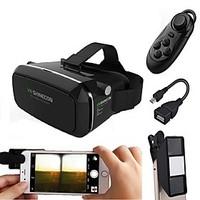 VR Glasses with 3D Mini Camera Lens Make 3D Movie Game for Smartphone with Gamepad with Gift Android OTG