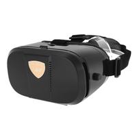 VR World Virtual Reality Glasses 3D VR BOX Headset 3D Movie VR Games Head-mounted Display Use Universal Black for Android iOS Smart Phones within 4.0 