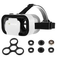 VR SHINECON Virtual Reality Headset 3D Glasses + DIY Tri Fidget Spinner