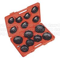 VS7003 Oil Filter Cap Wrench Set 15pc