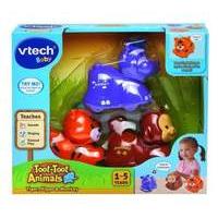 VTech Baby Toot-Toot Animals 3-Pack - Tiger Hippo and Monkey