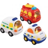 vtech toot toot drivers emergency vehicles pack of 3