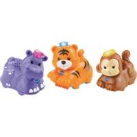 vtech toot toot animals 3 pack tiger hippo monkey