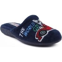 vulladi alaska boyss childrens slippers in blue