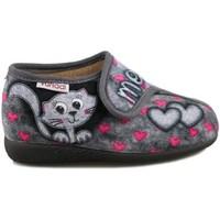 vulladi gato boyss childrens slippers in grey