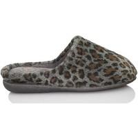 Vulladi SHOES domestic female leopard women\'s Slippers in grey