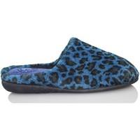 Vulladi SHOES domestic female leopard women\'s Slippers in blue