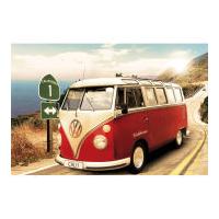 VW Californian Camper Route One - Maxi Poster - 61 x 91.5cm