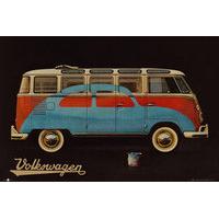 vw camper paint advert maxi poster