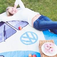 VW Campervan Picnic Blanket