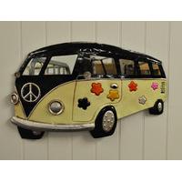 vw camper van metal wall art by premier