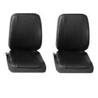 vw transporter t5 leatherette van seat covers black