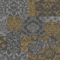 Vymura Wallpapers Brocade Gold/Grey, M0892