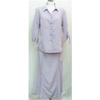 Vyella lilac blouse and skirt Size 16